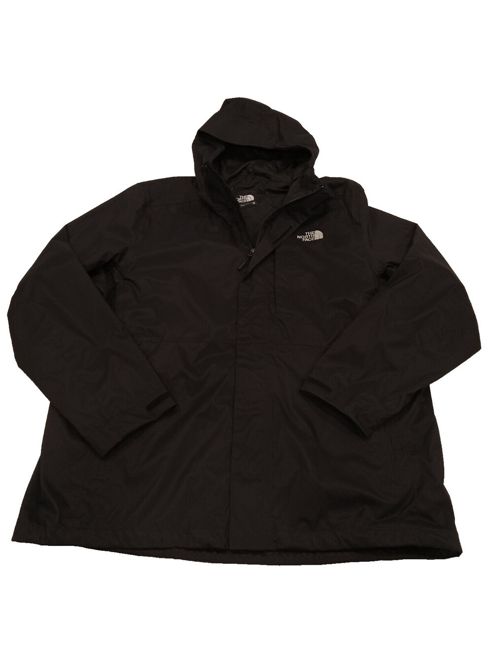 The North Face Triclimate Jacket Mens XL Black Hooded Shell Coat Extra Large